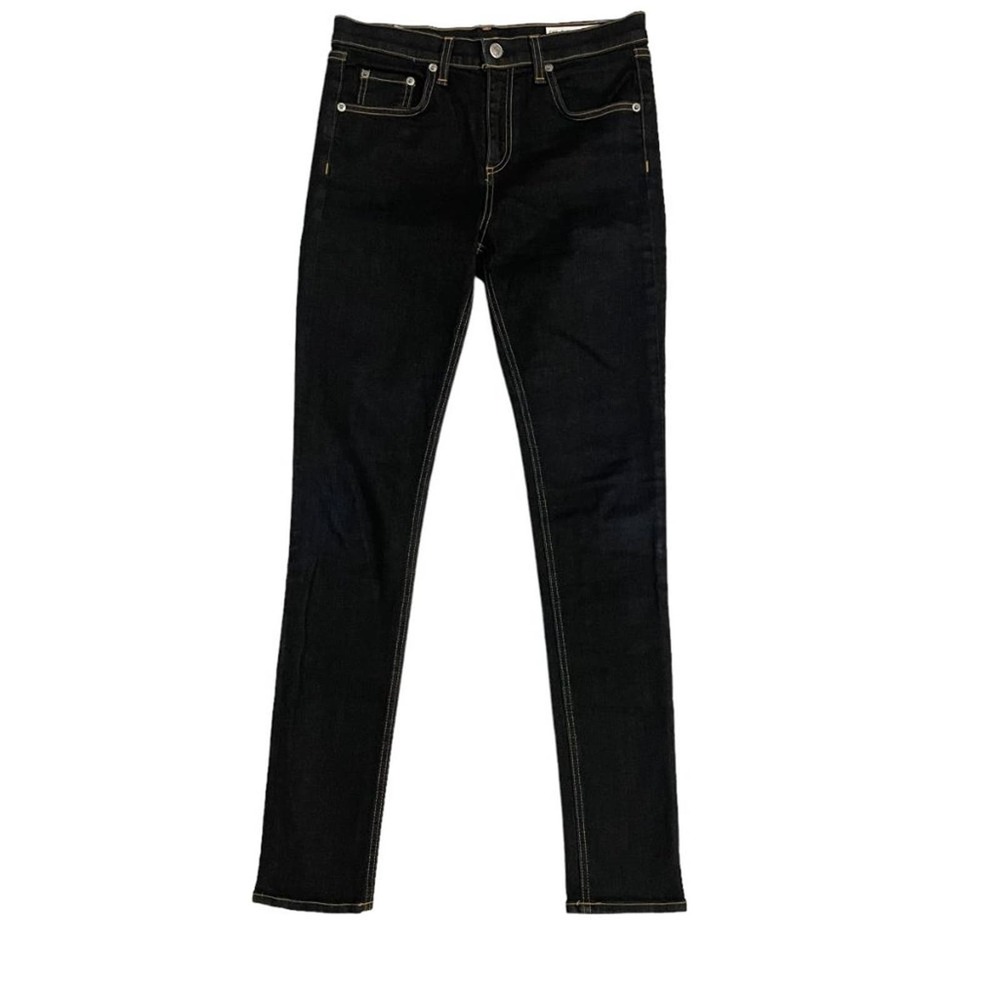 Rag & Bone 10 inch Ankle Skinny Jeans Harrow Wash Regular Hem Size 28